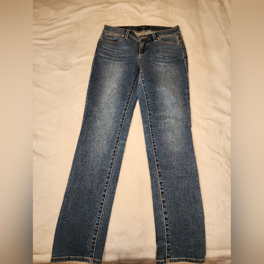 Talbots Blue Straight Leg Jeans Classic Style